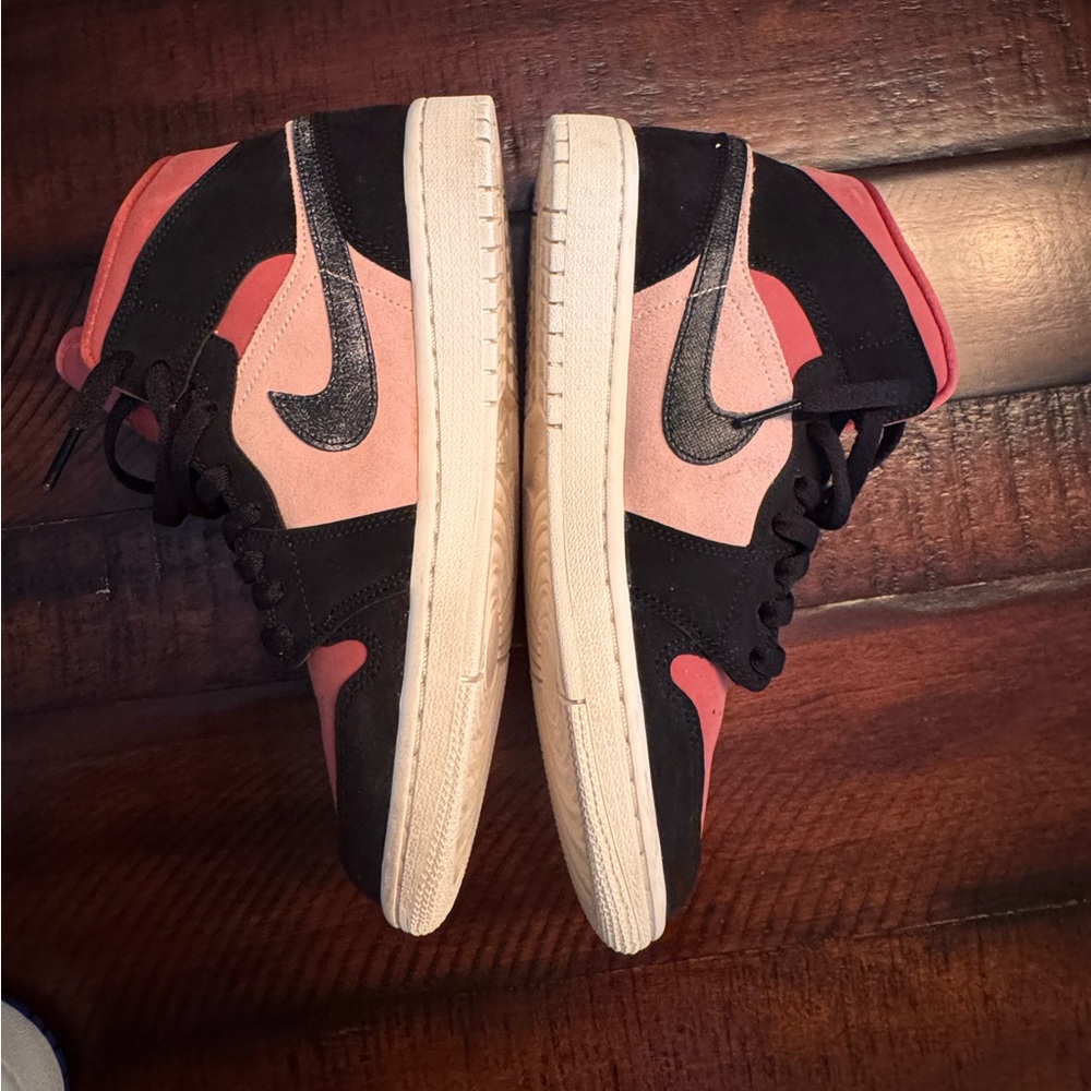 Stylish Nike Air Jordan 1 Mid  (women’s version, style code BQ6472-202).